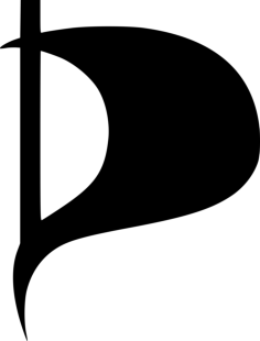 Brand Pirate Party Contour Svg Vector, Free Vectors File
